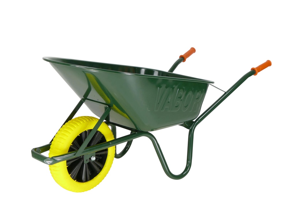Kruiwagen gelakt met vol wiel 90 l