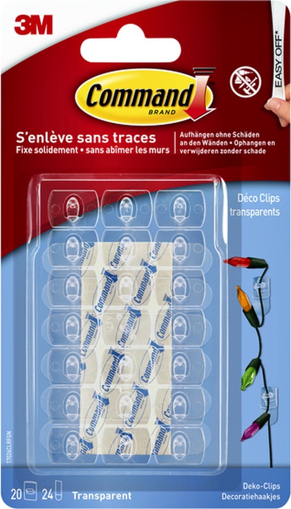 3M Decoratiehaakjes Command 20st
