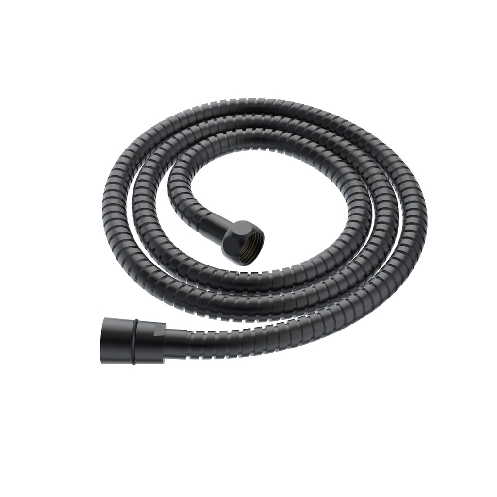 Allibert Flexinox Doucheslang Zwart- 150-200 cm 