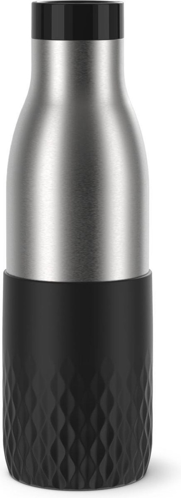 Tefal Isoleerfles Sleeve 0.5L Zwart Bludrop Drukknop