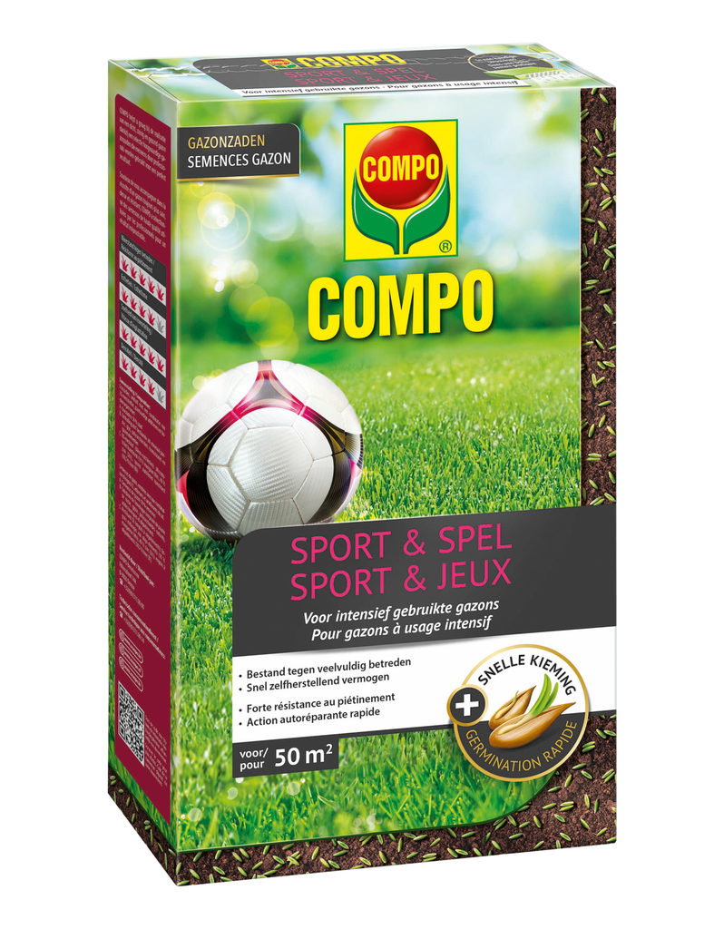 Compo Gazonzaad Sport&Spel 1Kg (50m²)