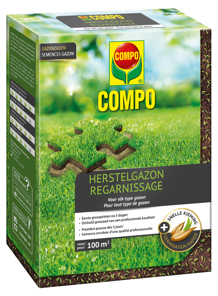 Compo Herstelgazon 2kg (100m²) 