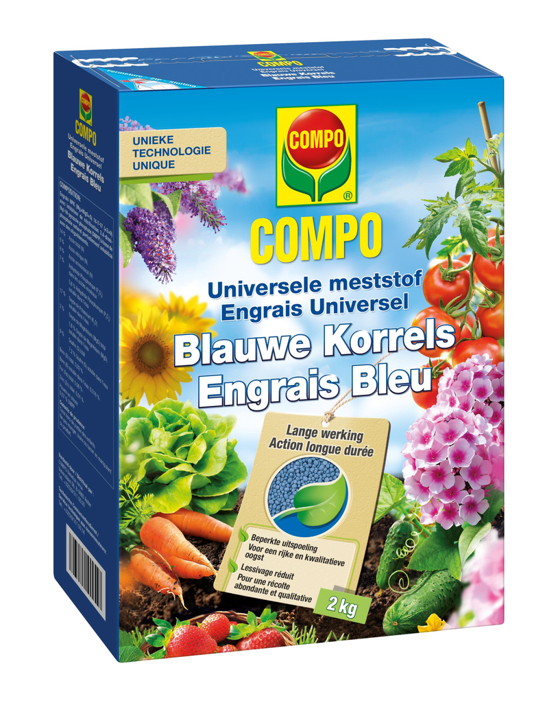 Compo Blauwe Korrels 2Kg