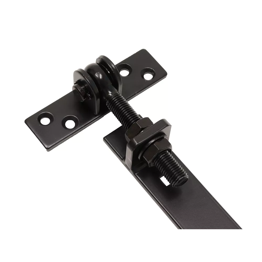Verstelbare Poortheng, Zwart 670mm +30mm