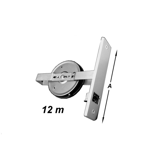 Lintopwinder, Lange Klem, Wit 12mx22mm 