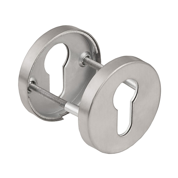 [S-5199-31] Cilinderplatenset Rond Inox (RVS)  53mm