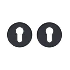 Cilinderplatenset Rond Zwart  53mm