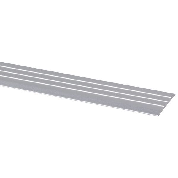 [123122117] Overgangsprofiel Zelfklevend Gelijkvloers Zilver 25mm 95cm 