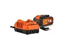 Powerplus Dual Power POWDP90640 Acculader 20V/2x20 V + accu 40V Li-Ion 2,5Ah