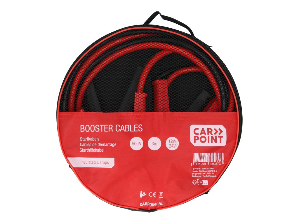 Carpoint Startkabel 500A Geïsoleerde Klemmen