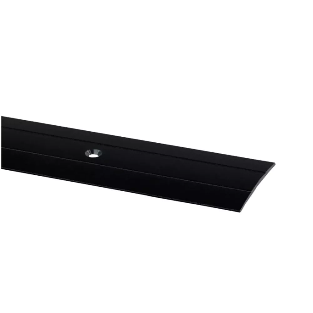 [123122140] Overgangsprofiel Gelijkvloers Zwart Schroef 38mm 95cm 