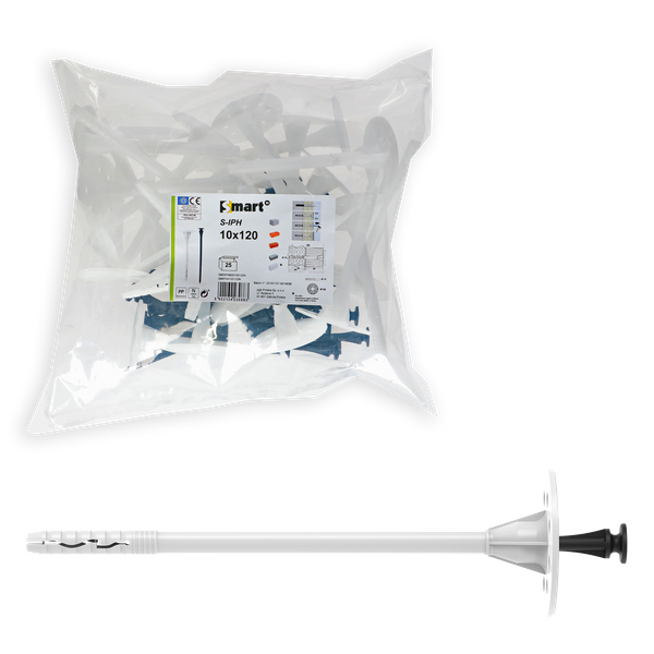 ISO SMART S-IPH kunststof nagel 10x180 25st