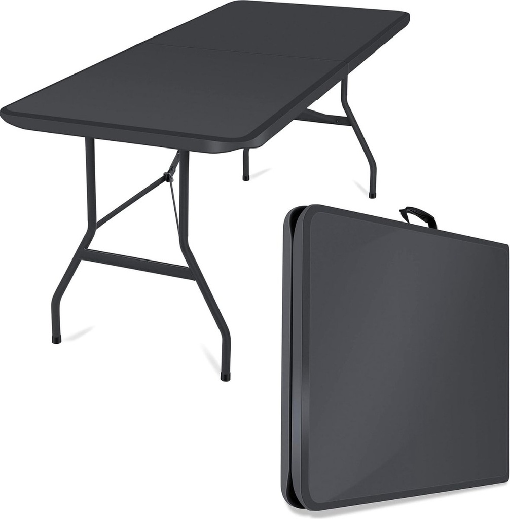 [Q602N] Tafel Vouwbaar 180x70cm Zwart