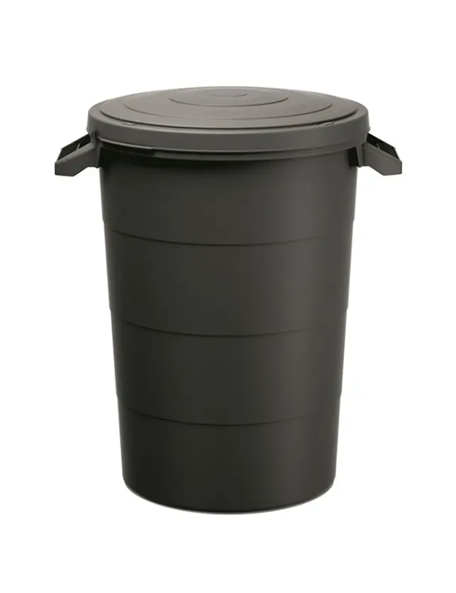 AFVALBAK 80 L ZWART 