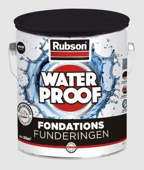 RUBSON Funderingen Zwart 20L