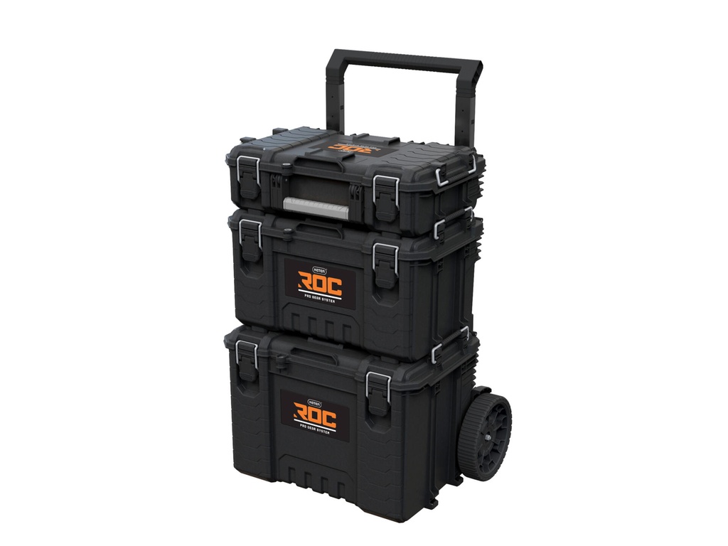 Keter Roc Pro Gear  Gereedschapswagen- 64x47,8x87,5 cm - Zwart 