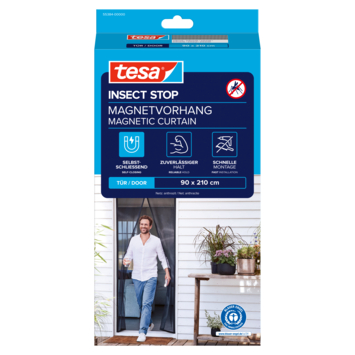Tesa Insect Stop Magnetische Deurhor 90x220 cm Antraciet