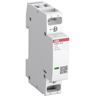 ABB - Modulaire Contactor 20A 2 NO 230V AC/DC - 1SBE121111R0620