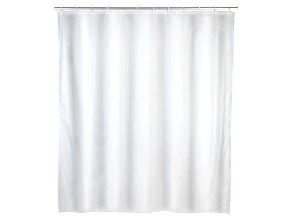 Wenko Douchegordijn 180x200cm PE Recycled GRS Uni Wit 