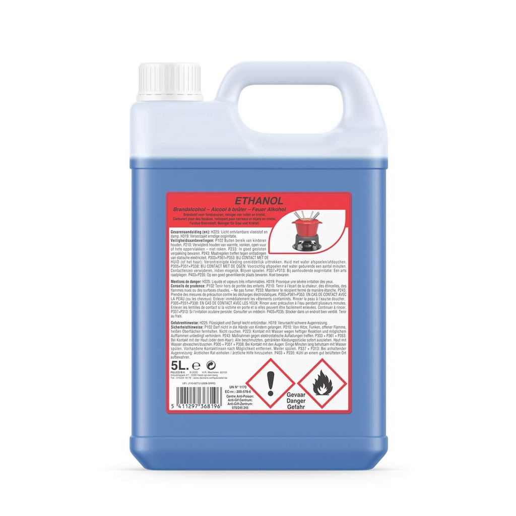 Ethanol (Brandalcohol) 5l