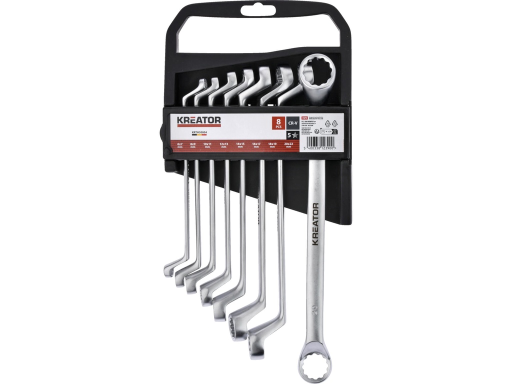 Kreator Ringsleutelset 6-22 mm 8-delig