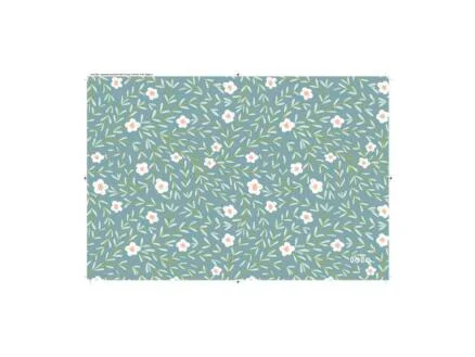 Finesse Lola Placemat Antislip 45x30cm Wild & Free Dusk Blue