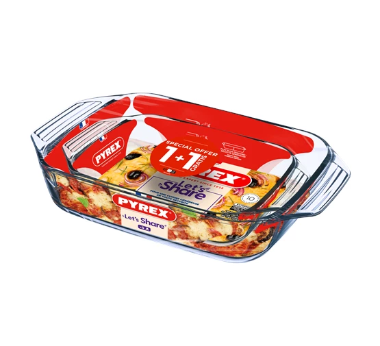 Pyrex Airfryer Ovenschotel 1,2l Rechthoekig 23x15xh7cm