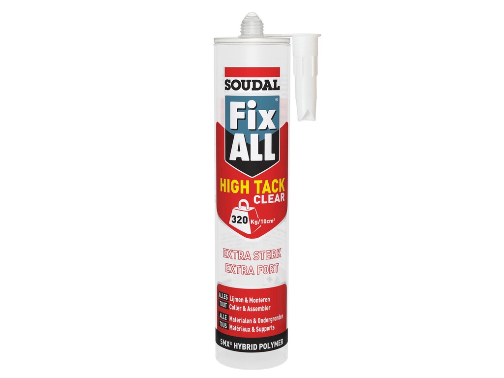 SOUDAL FIX ALL HIGH TACK CLEAR 290ML