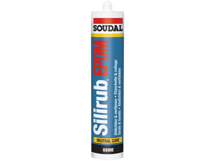 SOUDAL SILIRUB EPDM ZWART 310ML