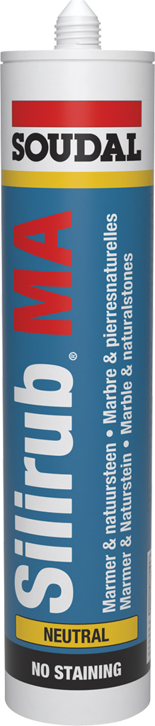 SOUDAL SILIRUB MA MARMER WIT 310ML