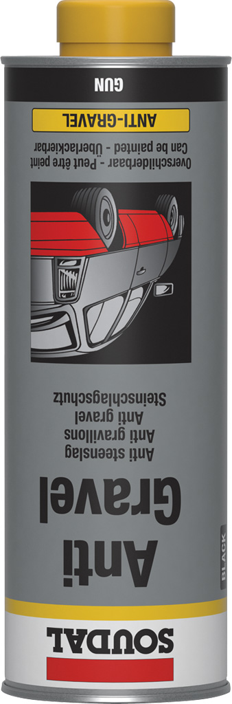 SOUDAL ANTI GRAVEL GUN ZWART 1KG