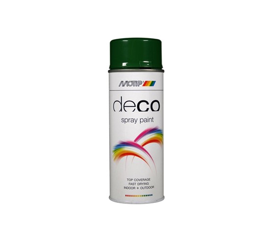 MOTIP DECO LAK HOOGGLANS RAL 6002 BLADGROEN SPUITBUS  150ml