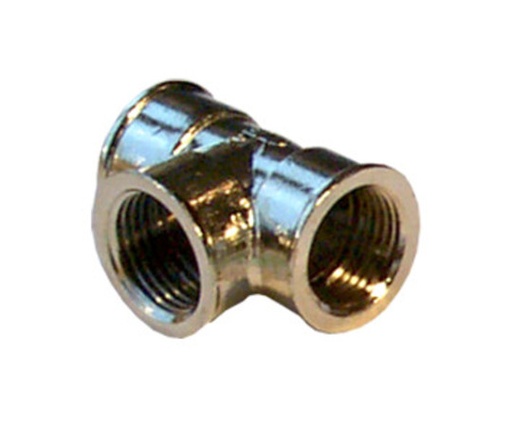 [A27190] Chroom T-stuk 1/2"fff