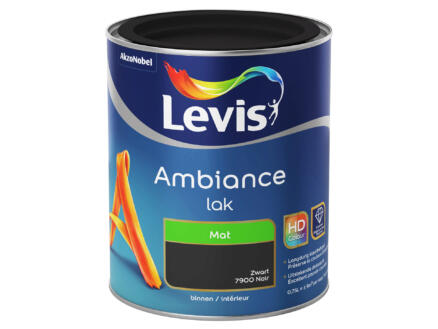 LEVIS AMBIANCE LAK MAT 7900 750ml zwart