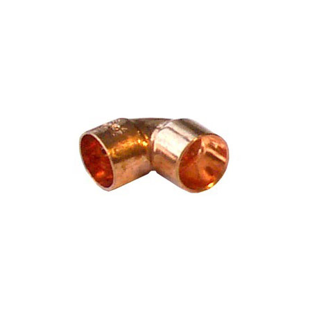 [B09295] Knie 90° - getrokken koper Ø22F x Ø22F