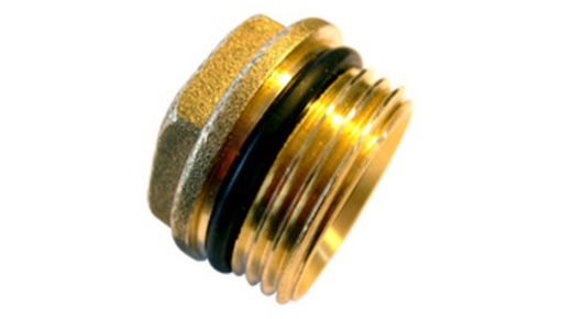 [A27159] Pex-Alu stop met dichting 1/2"m