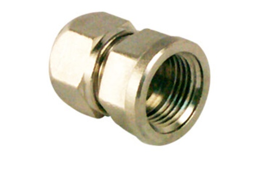 [A48522] Pex-Alu rechte koppeling 3/4"f x Ø20/2