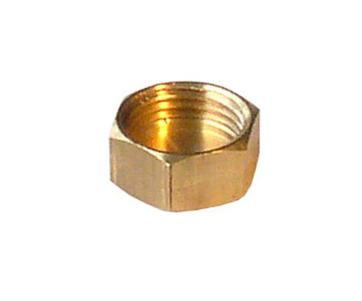 [A21502] Messing muts 3/8"F