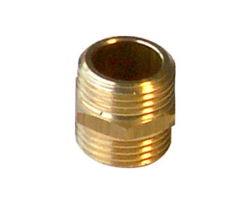 [A21613] Messing Nippel  MM 1/2"