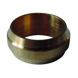 [A31020] Messing bicone ring Ø15 per 5 verpakt