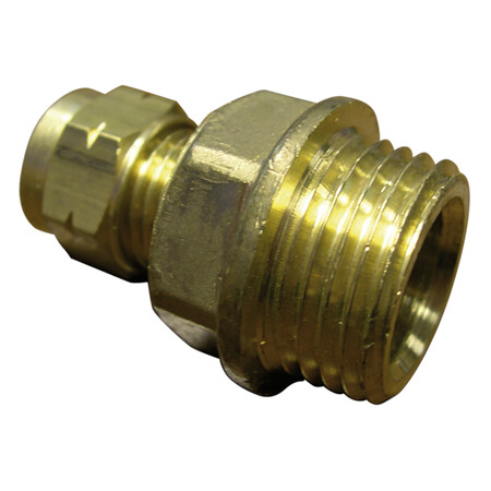[B09133] Knelfitting recht - koper 1/2"M x Ø8