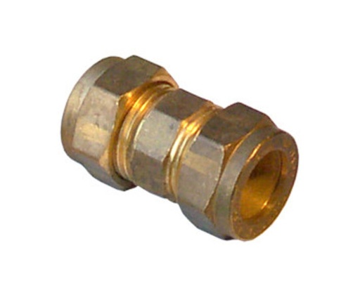 [A31120] Knelfitting mof - koper 2x klem Ø22