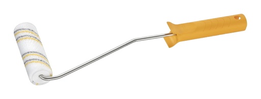 [86575099] LAKROLLER 12CM Ø30 MICROVEZELS - RUW - + BEUGEL