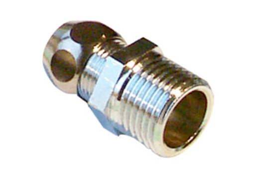 [A06090] Knelfitting recht verchroomd 1/2"M X Ø10mm
