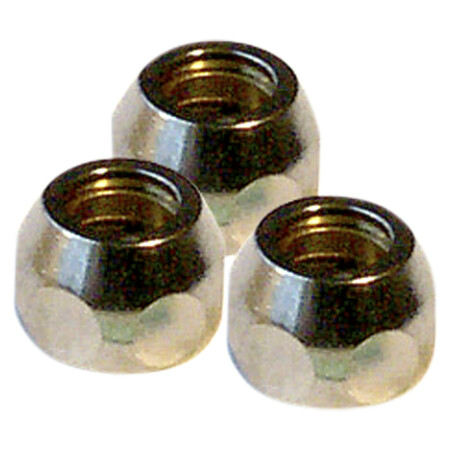 [A06099] Chroom konus kompleet 3/8"f x bic Ø10 per 3