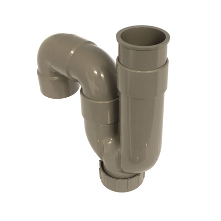 [354703] Lijmsifon universeel Ø50 mm PVC grijs