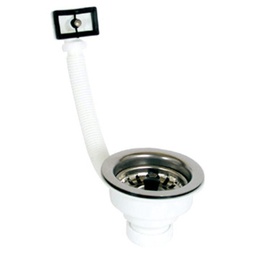 [249100] Van Marcke Go Afvoerplug voor 1 bak 6/4" Franke met stop ketting en overloop