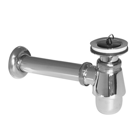 [134126] Fleshevel voor bidet met plug chroom 5/4" x D32