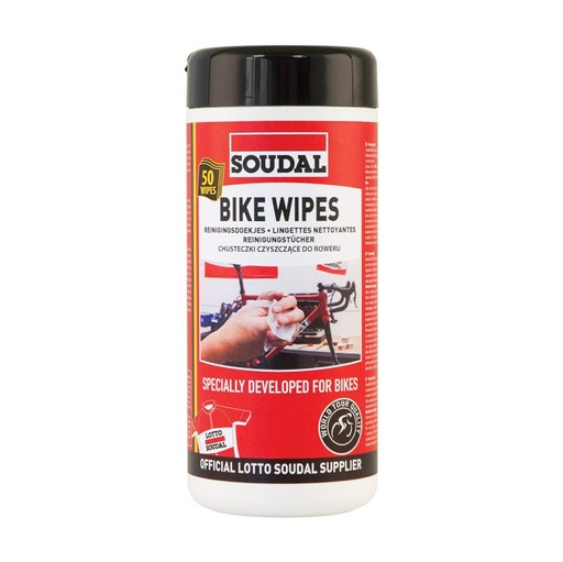 [128369] Soudal Cleaning wipes - Special cycling  50st