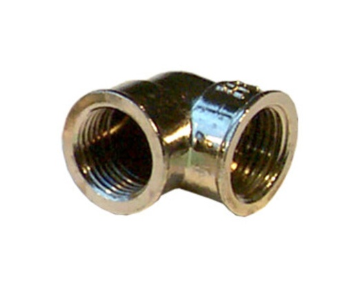 [A27175] Chroom Elleboog 90° - 3/8"ff